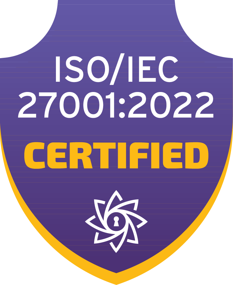 ISO/IEC 27001:2022 certified